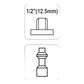 Druckluft Verbinder Steckanschluss 1/2" 12,5mm Druckluftleitung Schnellkupplung