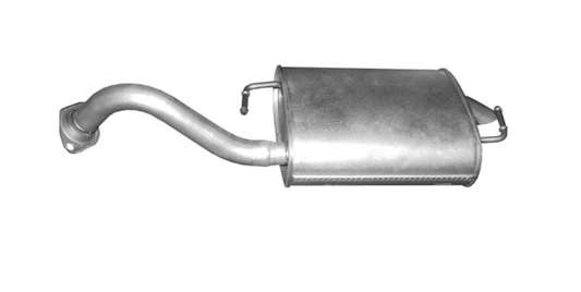 Final silencer Endpuff exhaust behind Toyota Corolla 1.4 1.6 VVT-I from 2001