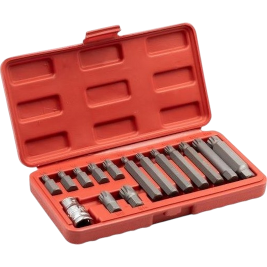 Vielzahn 12-Kant Bit SPLINE Stecknuss Steckschlüssel M6 M7 M8 M9 M10 M12 M14 15t