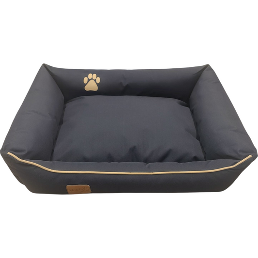 Hundebett Hundekorb Hundekissen Hundesofa Liegeplatz Polyester Korb Gr. M Blau