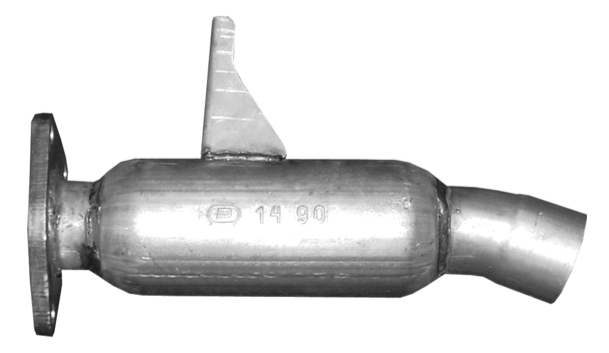 Final absorber end pot exhaust at the rear for Mitsubishi Pajero II 2.5TD 4WD 90-00