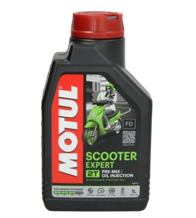 MOTUL Scooter Expert 2T 2-Takt-Motoröl Mischöl 2-Takter 1L Mofa Mopet Roller