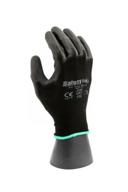 12x Arbeitshandschuh Größe M 8 Latex Nylon Mechanikerhandschuh Schutzhandschuh