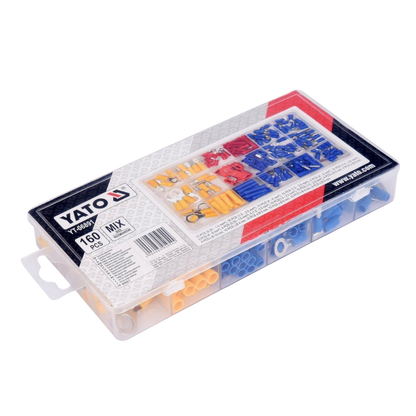 Kabelschuhe Steckverbinder 160tlg Verbindersatz Flachstecker Set Box Auto Crimp