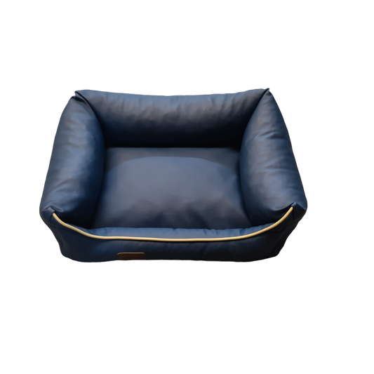 Dog bed dog basket dog pillow dogofa berth berth synthetic leather size. S blue