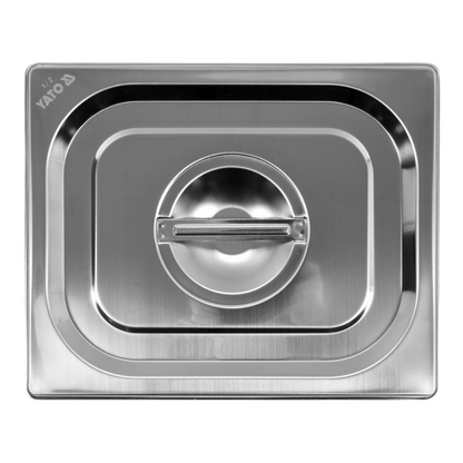 GN 1/2 Deckel Gastronomischer Behälter Gastronorm Edelstahl SS201 Essen Kübel