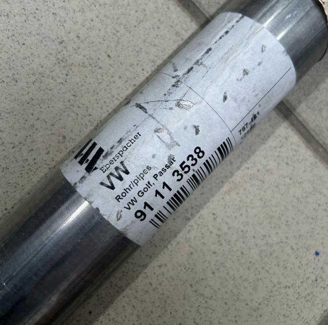 Eberspächer Abgasrohr Mittelrohr Hosenrohr Auspuffrohr für Golf 1,8 Jetta Vento