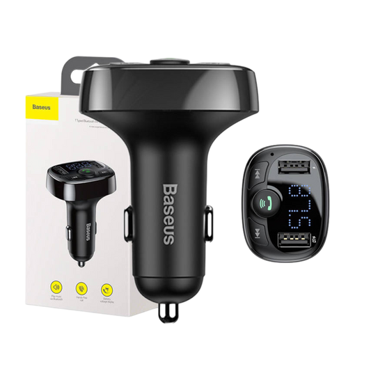 FM Transmitter Auto Radio Adapter Ladegerät 2x USB Bluetooth Zigarettenanzünder