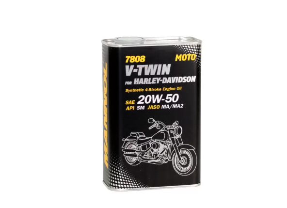 1l Mannol 7808 20W-50 Motoröl 4 Takt für Harley Davidson API SM JASO MA/MA2