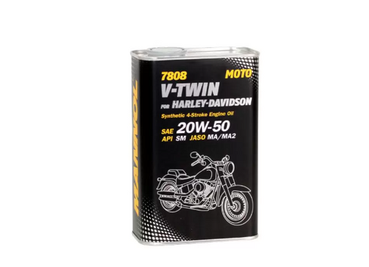 1l Mannol 7808 20W-50 Motoröl 4 Takt für Harley Davidson API SM JASO MA/MA2