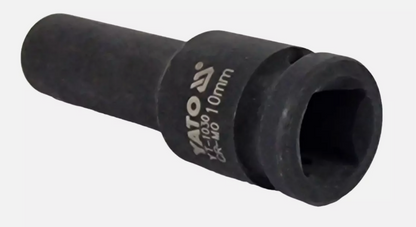 Nuss Kraftnuss Steckschlüssel Schlagschrauber Ratsche lang 1/2" 6-kant 10mm