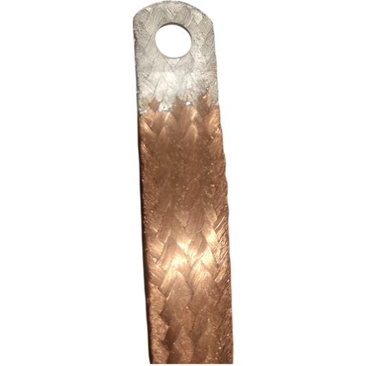 Masseband Massekabel 50cm Flach Zopfband 21mm² Kupfer geflochten Kfz