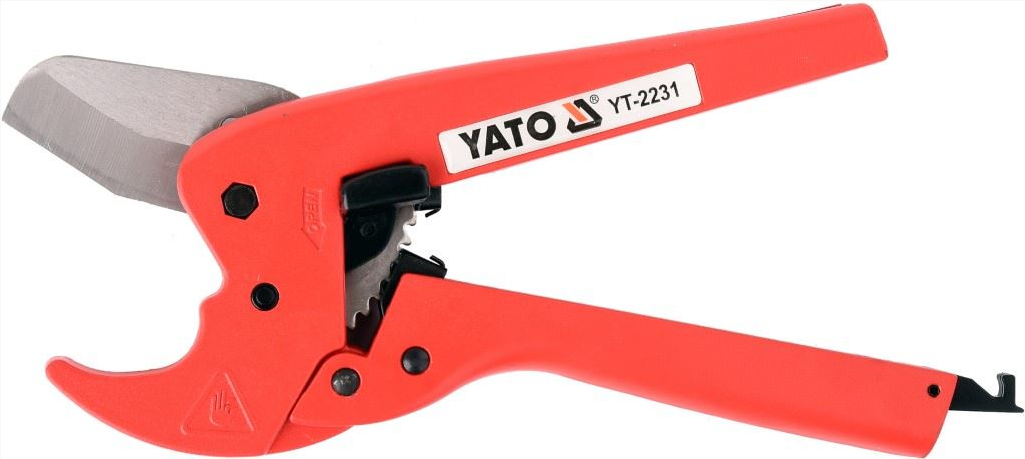 YATO YT-2231 PVC PUR Rohrschneider Rohrschere Schlauchschneider bis 42mm