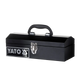 Yato Metall Werkzeugkasten - Schwarz, Werkzeugkoffer mit Schnellverschluss