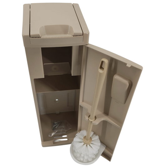 DDR Ost Toiletten Klo Papier Bürste Set Garnitur Rollenhalter Klobürstenhalter