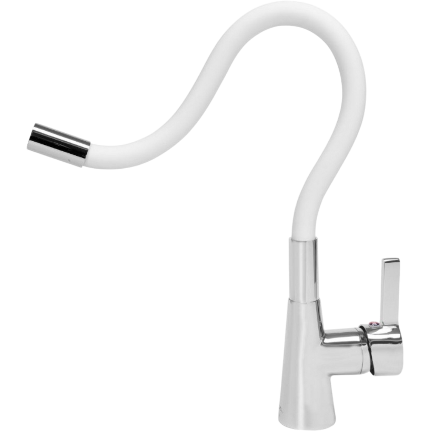 Fala Küchenarmatur flexibel Wasserhahn Küche Armatur Spüle Spültischarmatur weiß