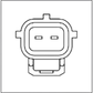Sensor Kühlmitteltemperatur für Citroen Daihatsu Mazda Toyota Volvo Lexus Subaru