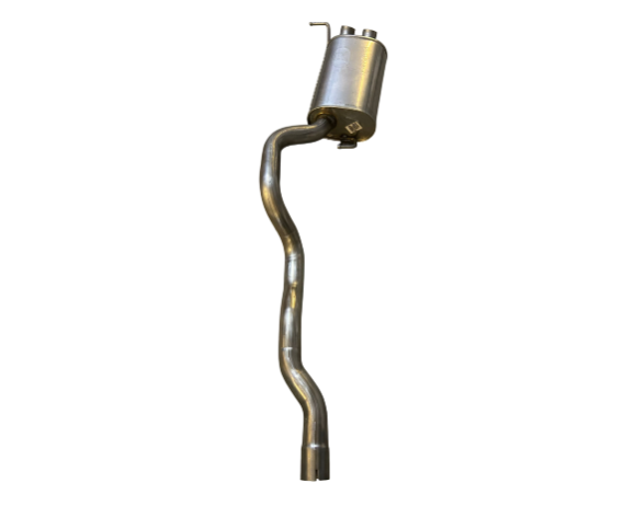 EDELSTAHL Endschalldämpfer Endtopf Auspuff für VW T5 2.0 TDI 2.5 TDI 09-15