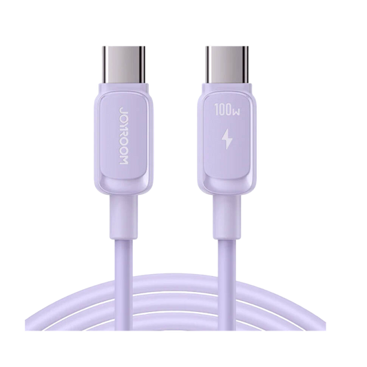 USB C Kabel 100W Universell 1.2m Ladekabel 480Mbps Datenübertragung Lila Joyroom