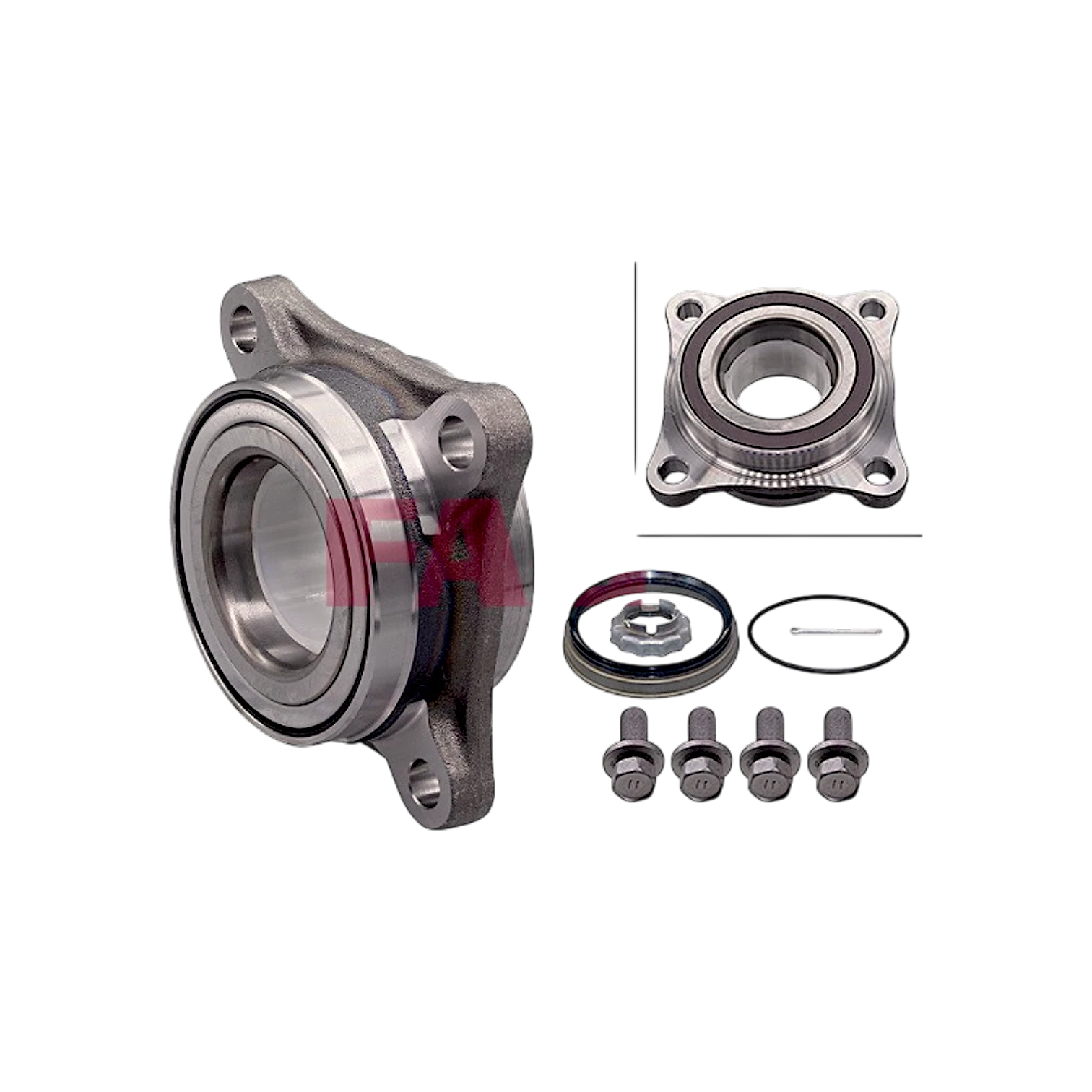 FAG Radlagersatz Radnabe vorne für Toyota Hilux VIII Land Cruiser 2.4 3.0 D 4.0
