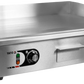 Kontaktgrill Edelstahl Elektro Grillplatte Griddle 73cm 2x 2200W Griddleplatte