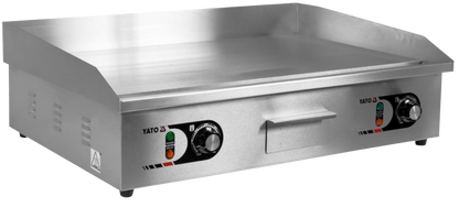 Kontaktgrill Edelstahl Elektro Grillplatte Griddle 73cm 2x 2200W Griddleplatte