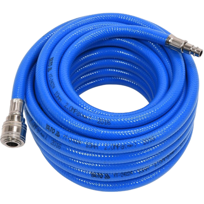 10m Druckluftschlauch 10mm Luftschlauch Kompressor-Schlauch Schnellkupplung