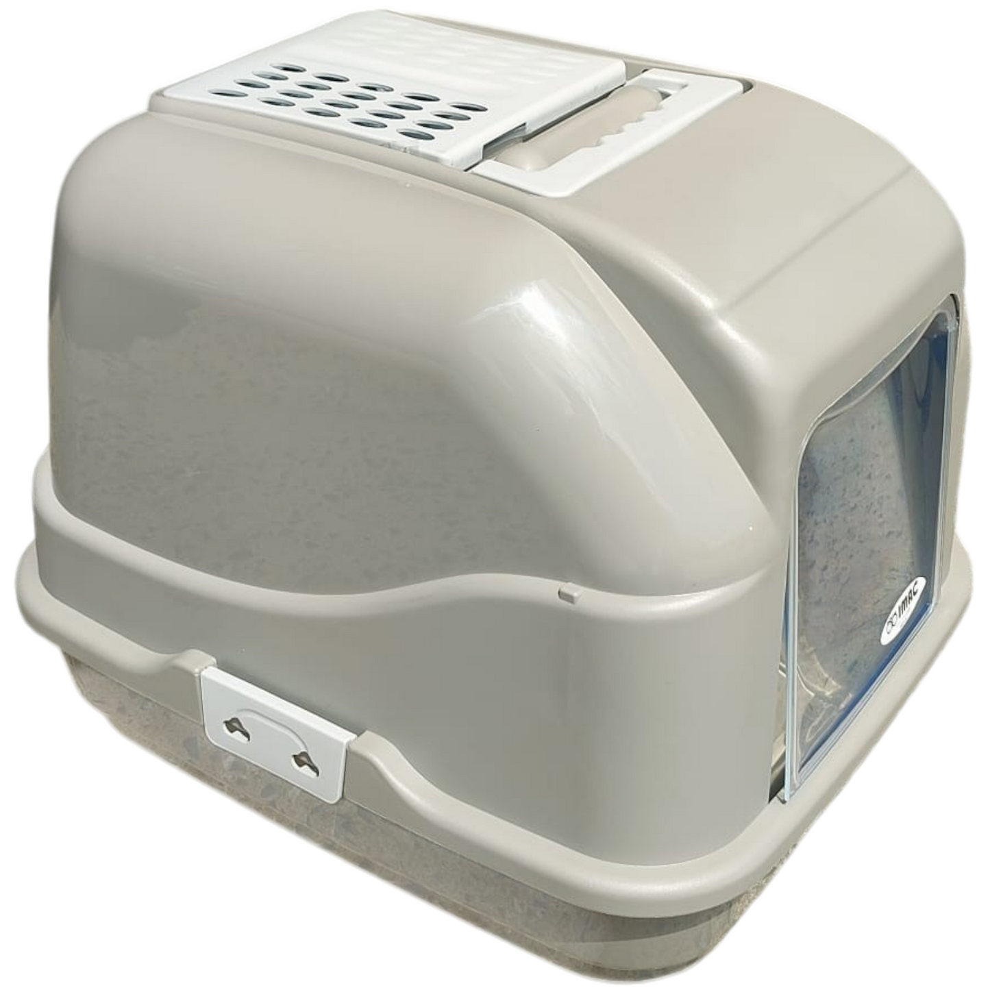 Katzentoilette Katzenklo Cat WC Haubentoilette Filter geschlossen XXL Jumbo Grau