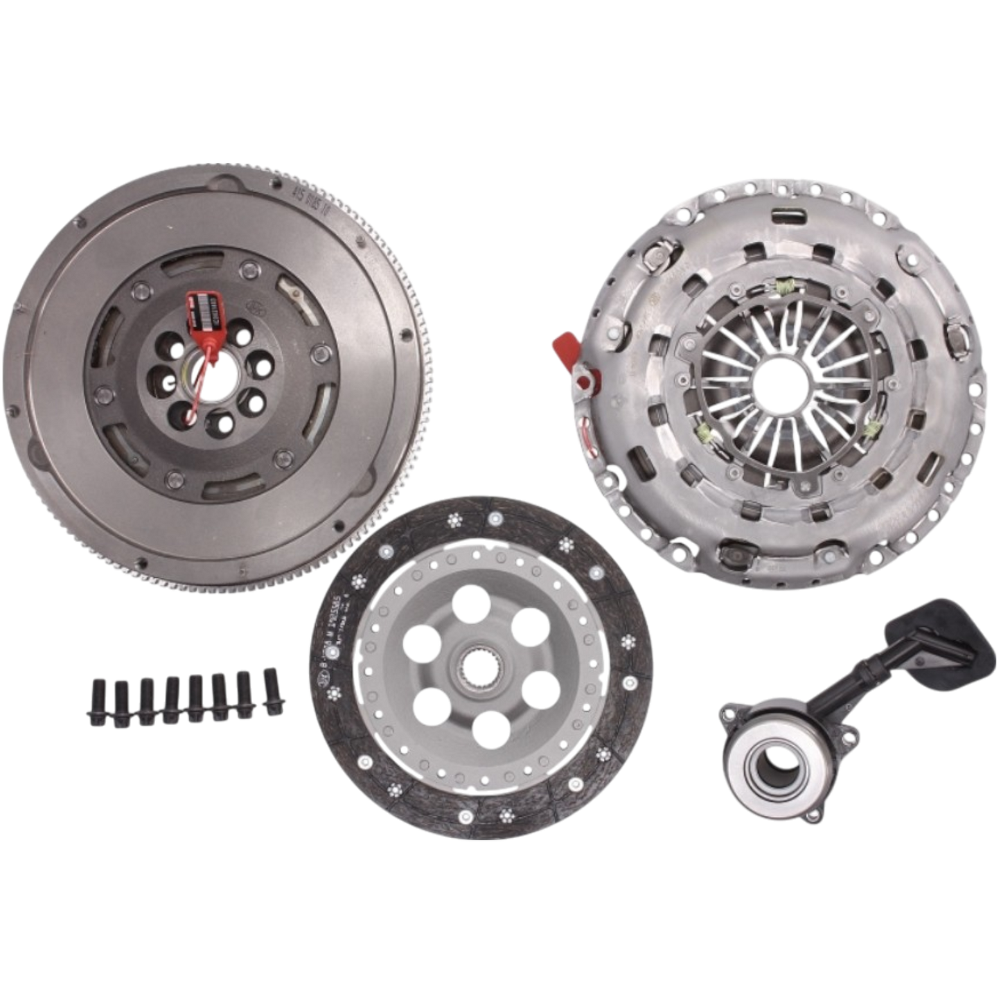 LUK coupling set+two -mass swinging wheel for Tourneo Transit Connect Focus 1.8tdci