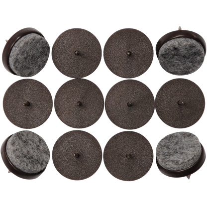 12x Filzgleiter Möbelgleiter robust Filz Stuhlgleiter Gleiter Nagel 20mm Schutz