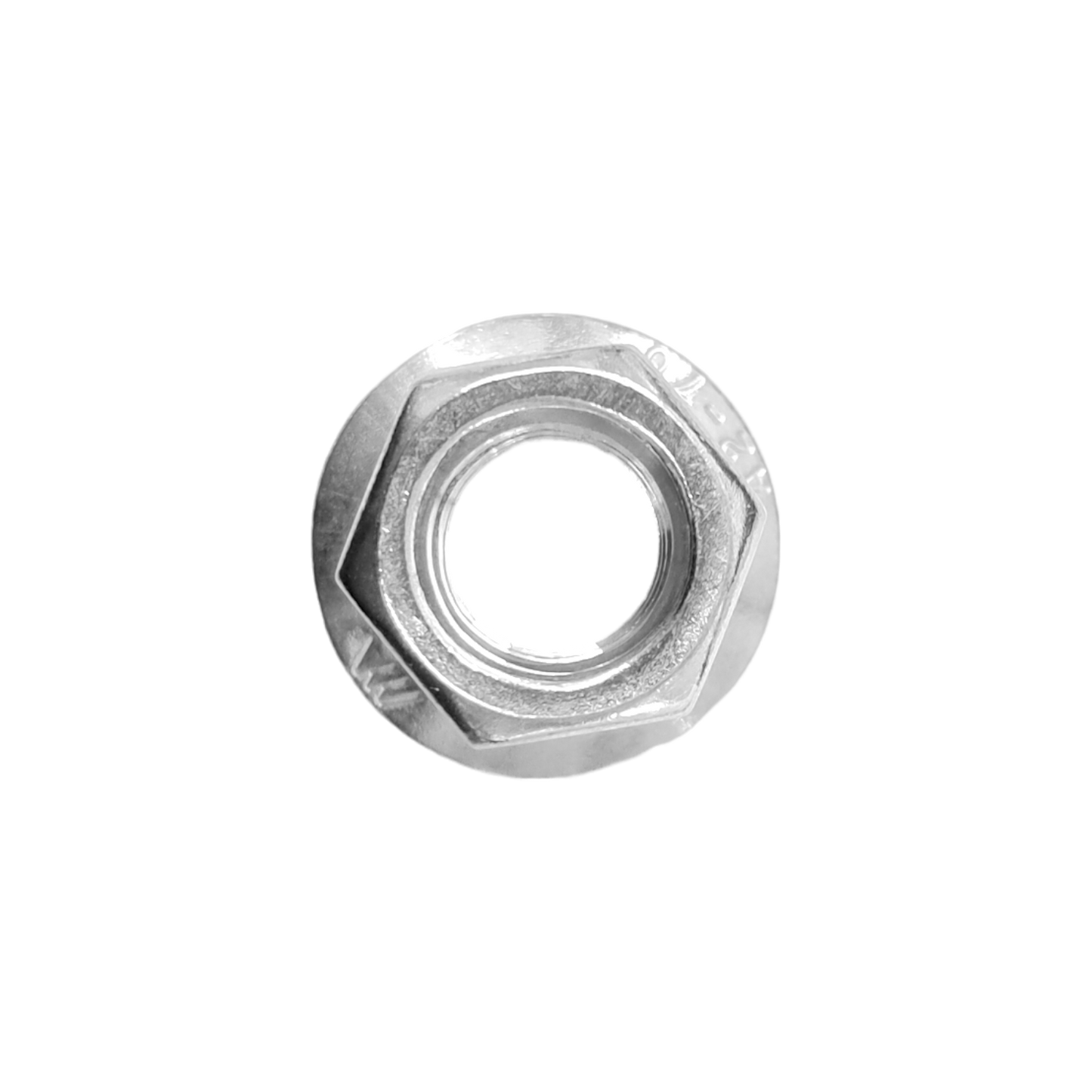 10x M5 Sperrzahnmuttern Flanschmuttern Edelstahl A2-50 DIN 6923 SW6 Muttern