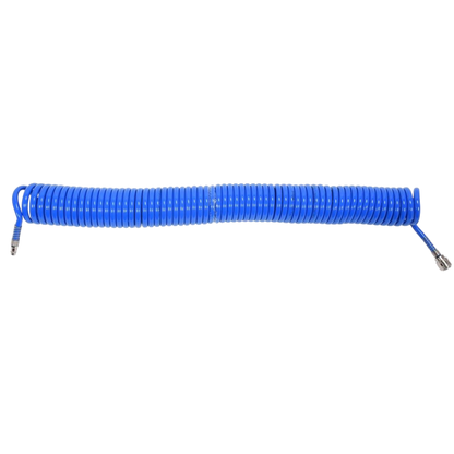 Spiralschlauch Schnellanschluss 8mmx12mmx15m Druckluftschlauch Pressluftschlauch