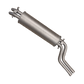 Final silencer Endpuff exhaust back for Mercedes W123 C123 250 280 E CE