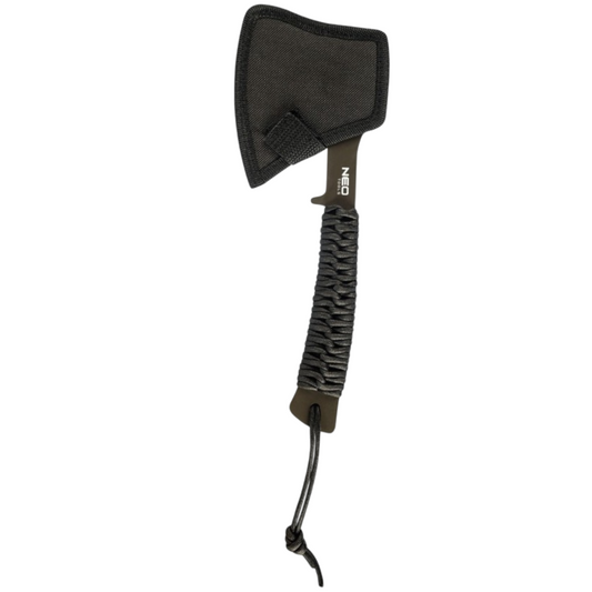 Axt Beil 26cm Outdoor Camping Zelten Lagerfeuer Holster Mini XS Klein Edelstahl