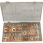 Sonic Kupfer Dichtung Set Sortiment Unterlegscheibe Dichtring Kupferringe 150tlg