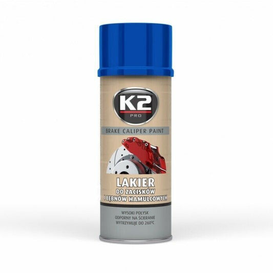 K2 brake sattack 400ml spray blue glossy thermolack 260 ° C color heat festival