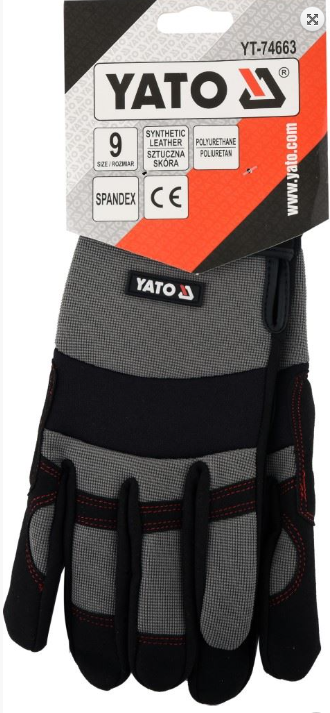 Arbeitshandschuhe Gr 9 XL Montagehandschuhe Schutzhandschuhe Kunstleder dick