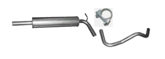 Mittelschalldämpfer Mitteltopf Auspuff für Audi A3 VW Golf VII Leon 1.0 TSI TFSI