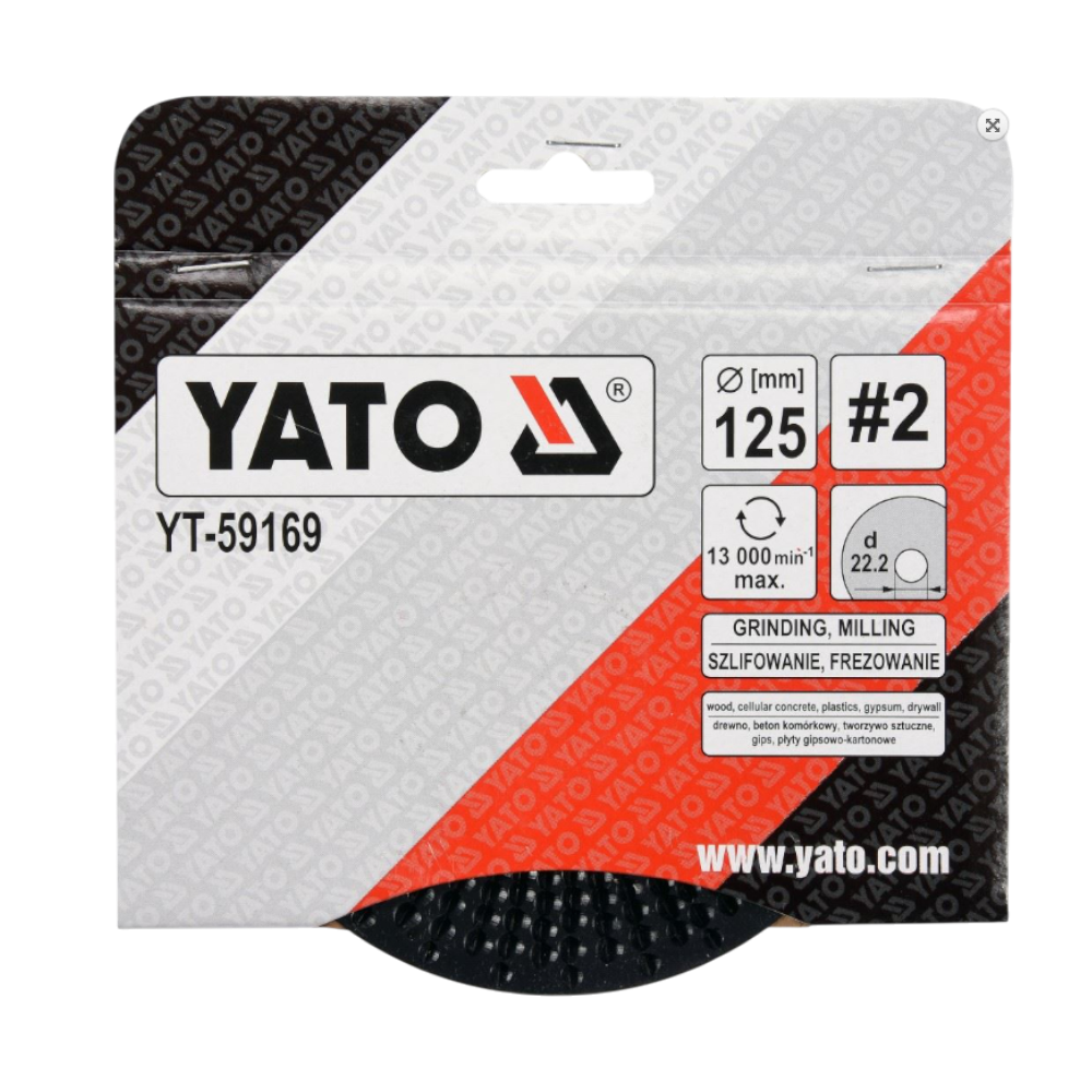 Schleifscheibe Holzraspel 125x22,2mm Raspelscheibe 13000min1 Universalraspel #2