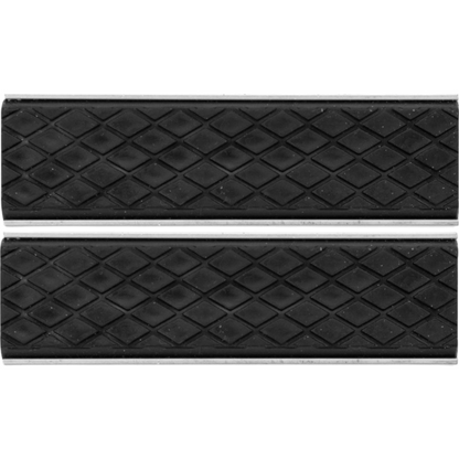 magnetische Schraubstockschutzbacken Gummi Belag 100x30 mm Aluminium Spannbacken