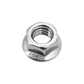 10 M3 Sperrzahnmuttern Flanschmuttern Edelstahl A2-50 DIN 6923 SW6 Muttern