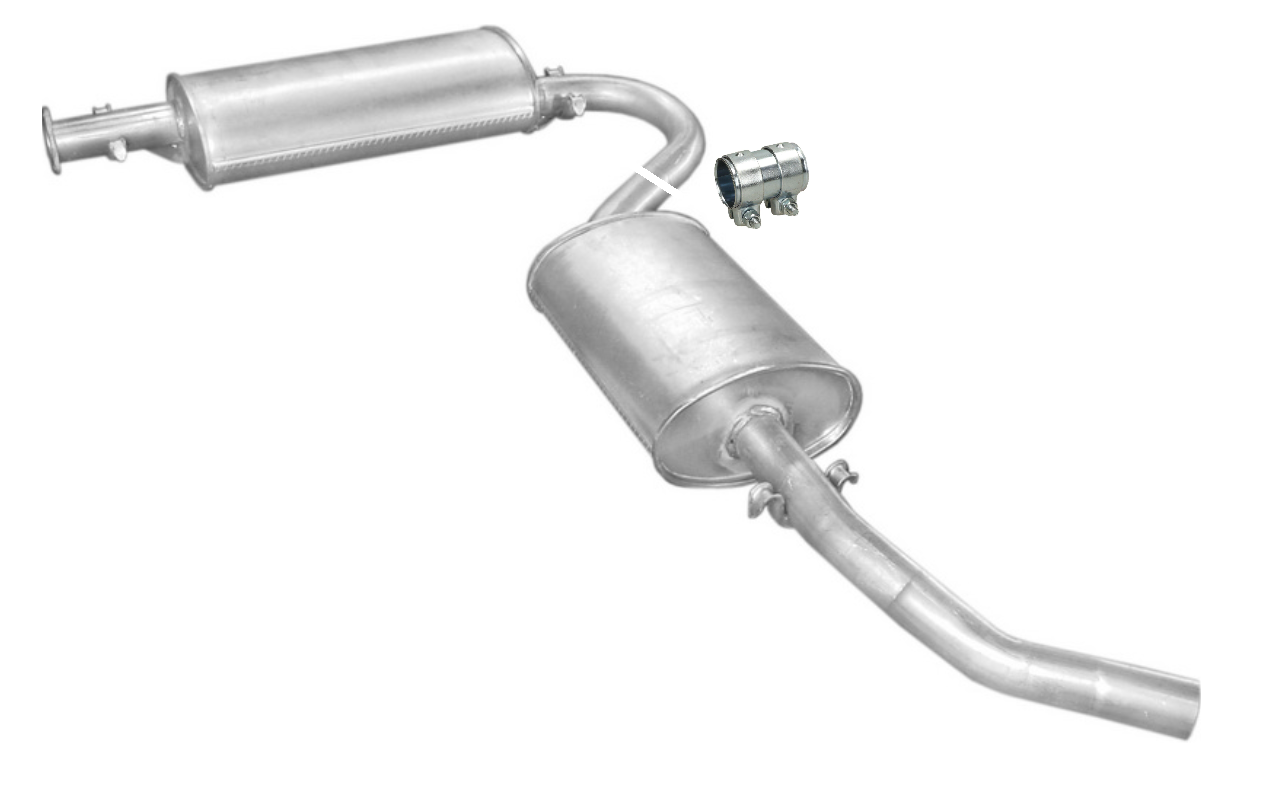 Mitteltopf Endtopf Hauptschalldämpfer Endschalldämpfer Peugeot Boxer 230 94-02