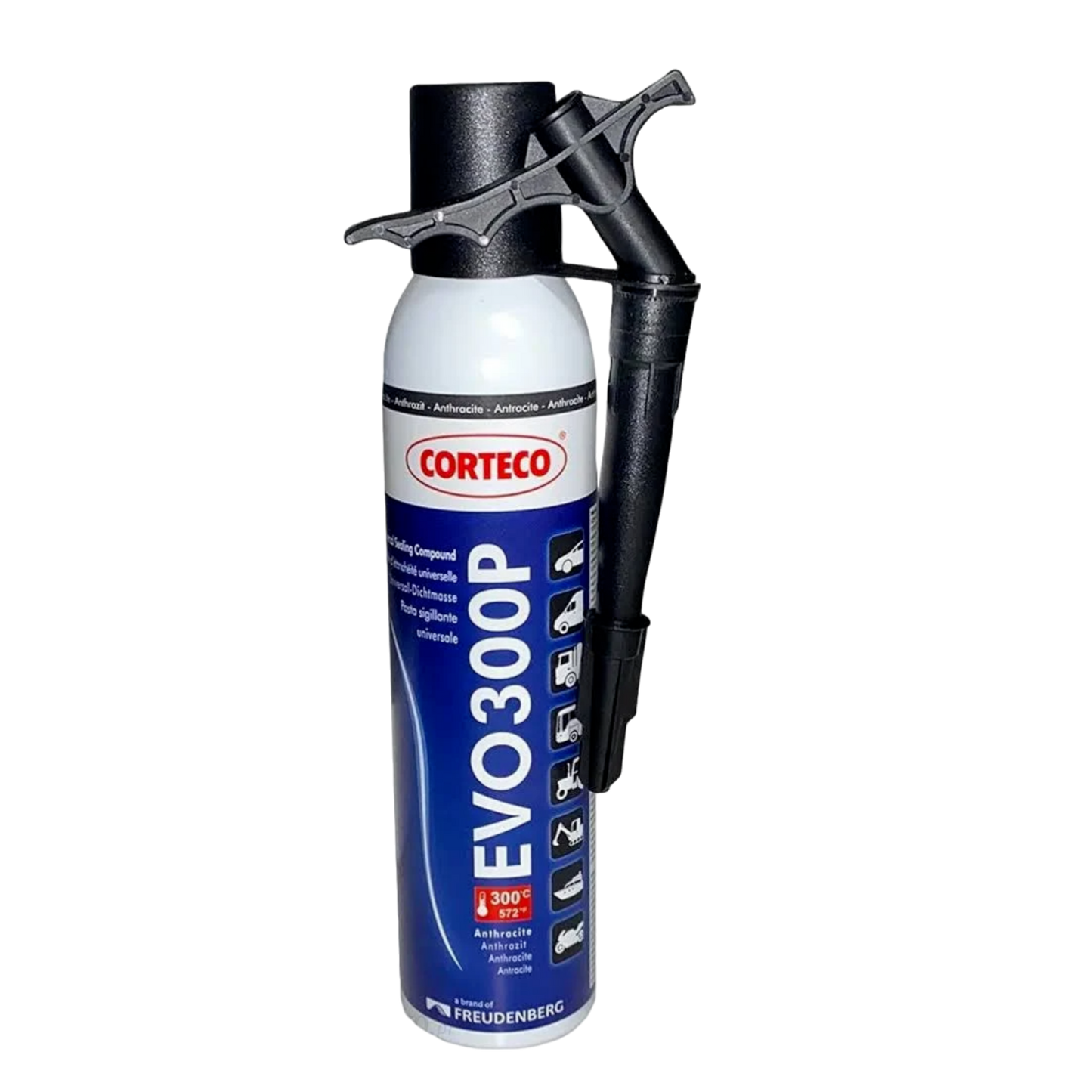 Corteco - EVO300P - Hochtemperatur Dichtstoff Silikon Anthrazit - 200ml