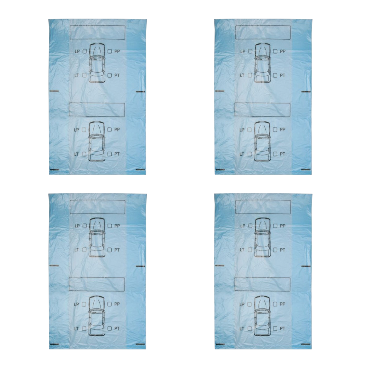 4x PKW Reifenfolie 100cm x 90cm Rädertasche Reifentasche Schutztasche