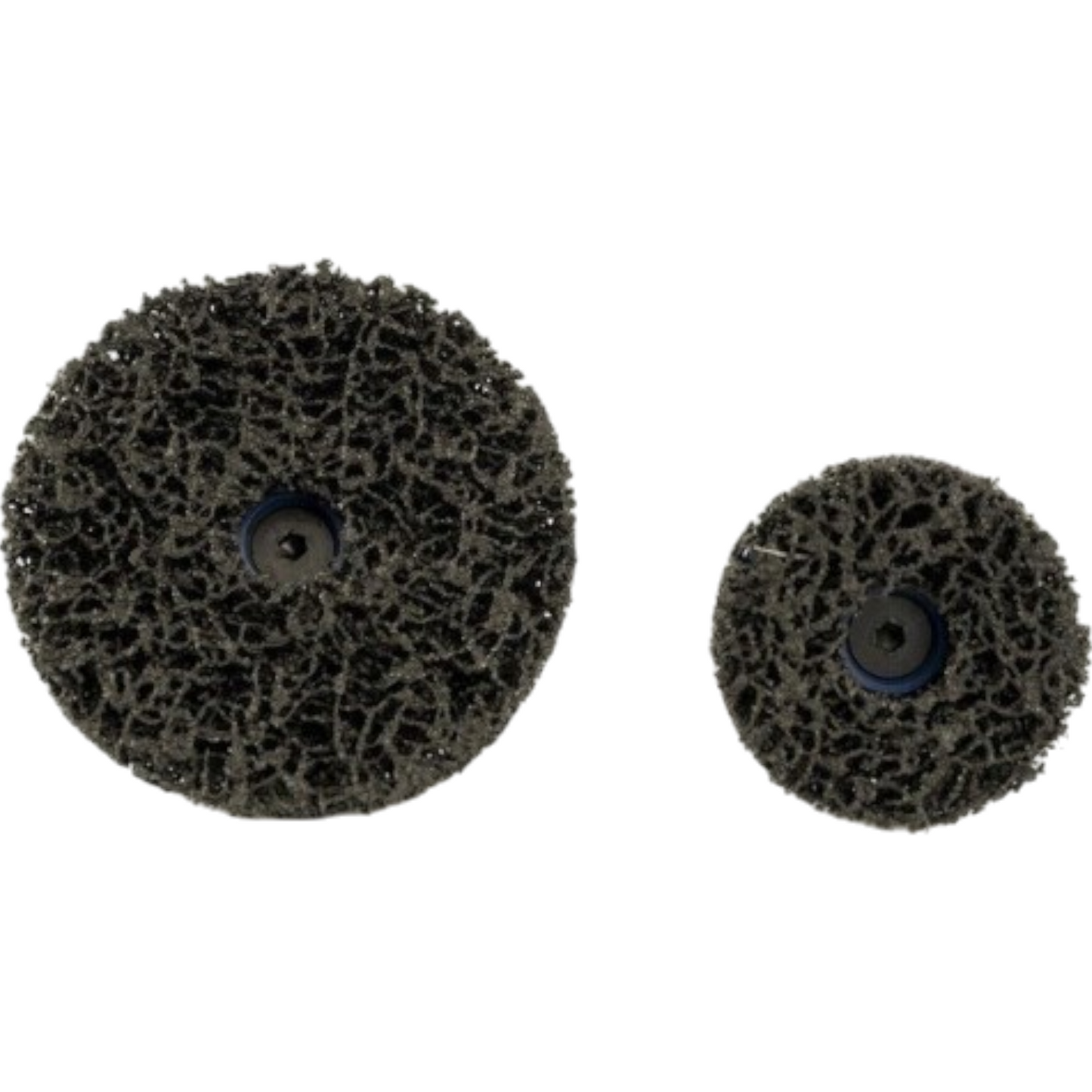 2 Radnabenschleifer 65+105 mm Reinigungsscheibe grob Entrosten Radnaben 1/2"