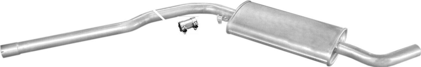 Exhaust center middle silencer midfold VW vans T4 short 1.9TD AB