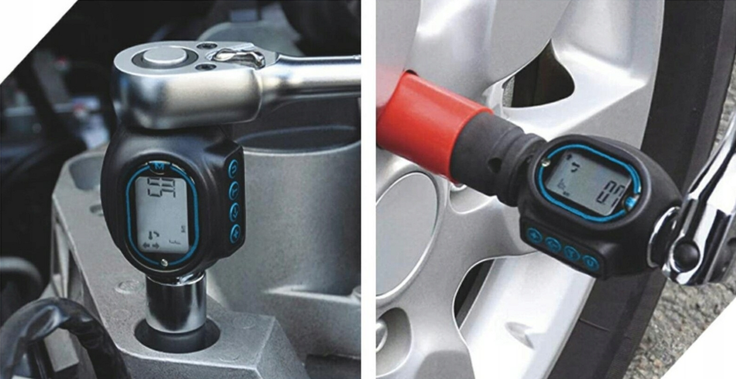 Elektronischer Drehmoment Adapter Digital 20-200Nm für Ratsche 1/2 1/4 3/8 Zoll