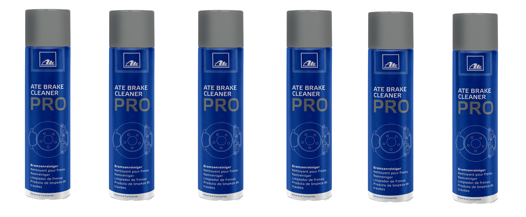 6x ATE Bremsenreiniger Spray Entfetter Teilereiniger Motor rückstandsfrei 500ml