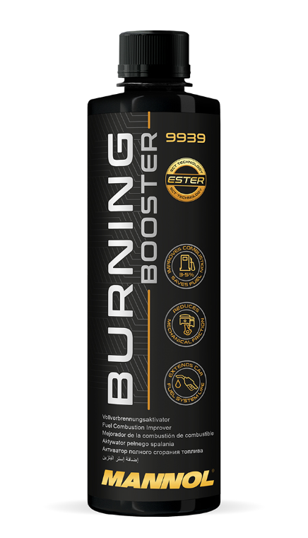 Mannol Burning Booster Oktan Benzin Kraftstoff Additiv Optimierer Reiniger 450ml