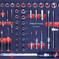 Profitool Werkzeugwagen bestückt hochwertig 400tlg Werkstattwagen Werkzeugkasten